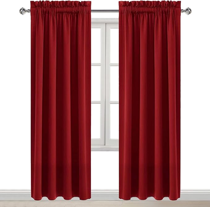 DWCN Christmas Blackout Curtains Room Darkening Thermal Insulated Bedroom - Image 9