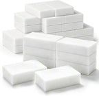 Versatile 100-Pack Magic Sponges Cleaning Erasers, Long-Lasting Melamine Sponge Bulk Set for Home Cleaning, Effective Scrubbers for Bathrooms, Walls, Floors, Baseboards, and Tile Grout