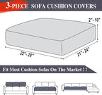 Couch Cushion Covers Seat Cushion Cover Stretch Couch Cover Separate Sectional - Image 6