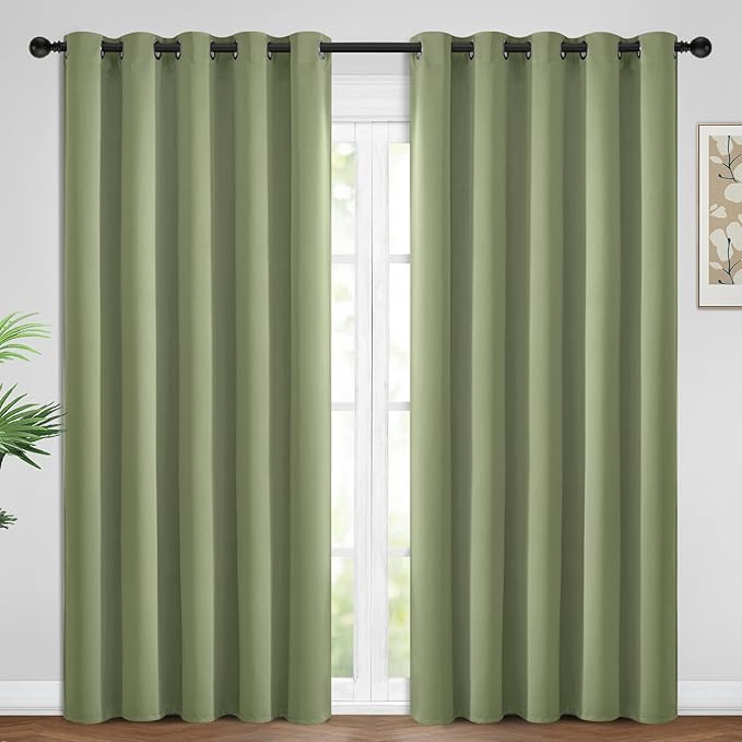 Yakamok 84 Inch Length Blackout Curtains by Yakamok