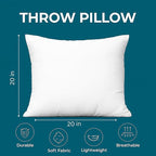 LANE LINEN 20x20 Pillow Inserts - Image 4