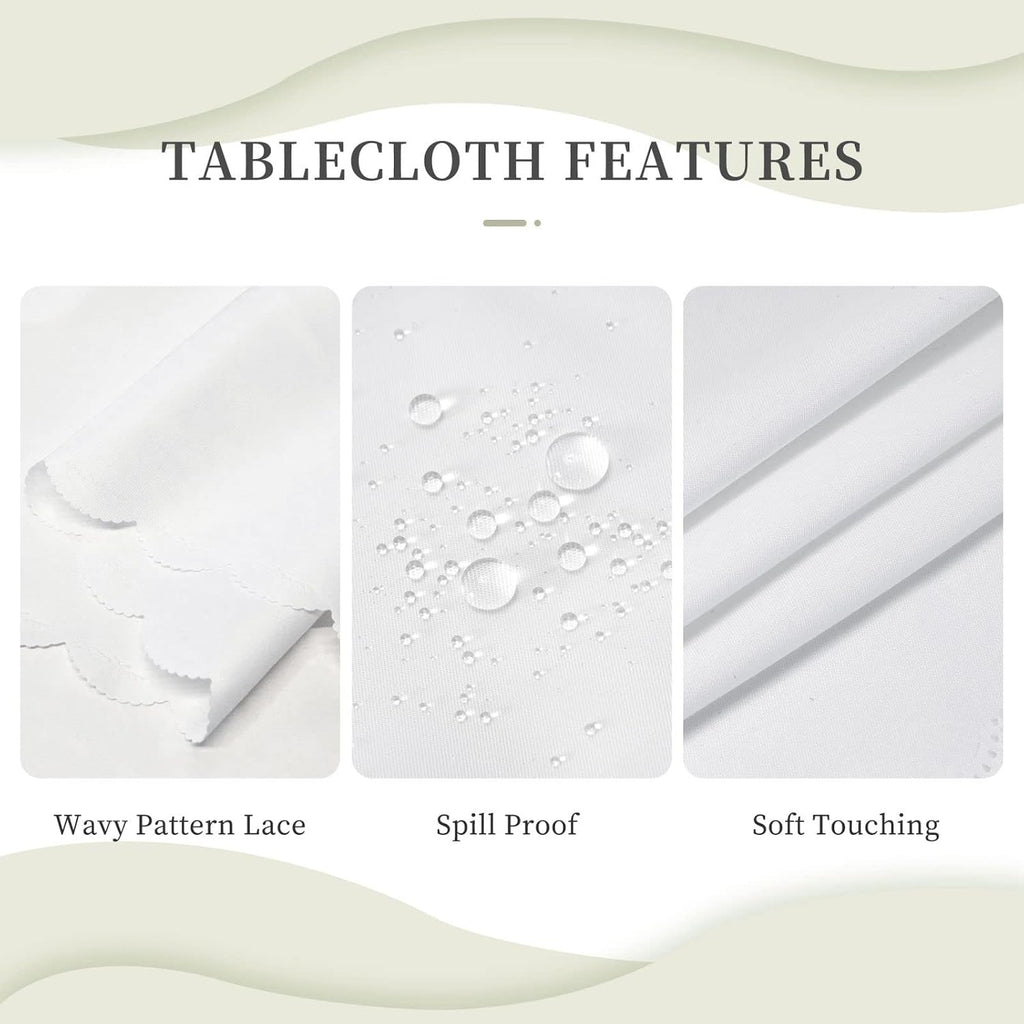 Palm Tropical Leaves Table Cloths Decorative for Dining Room, Palm Leaves Washable Tablecloth for Home, Restaurant, Outdoor Party Table Cover 54x72 Inch