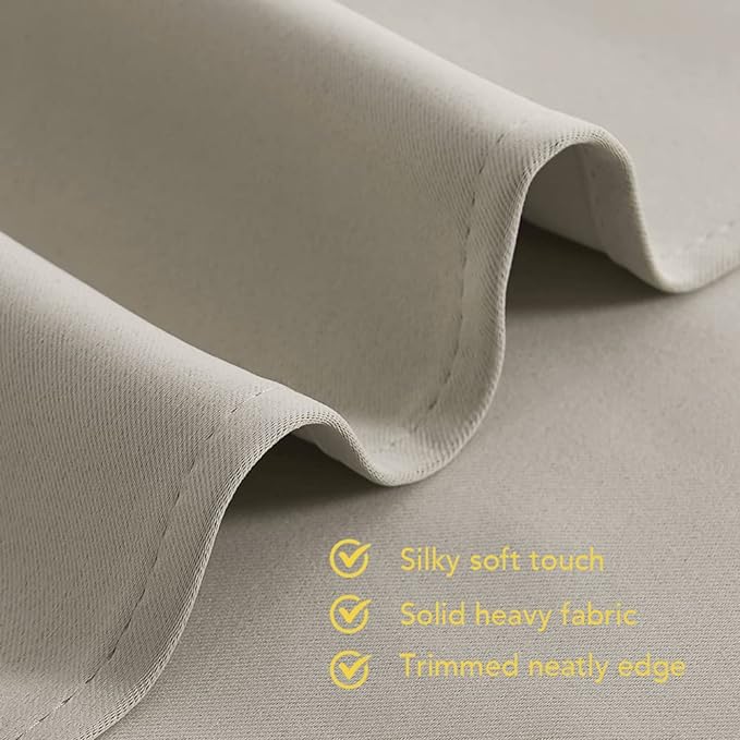 NICETOWN Blackout Curtains for Bedroom, 34 W by 80 L, Thermal Insulated - Image 5