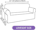ZNSAYOTX Super Stretch Couch Cover Love Seat Sofa Covers - Image 6