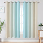 Estelar Textiler Full Room Darkening Gradient Blackout Curtains 72 Inch Length - Image 2