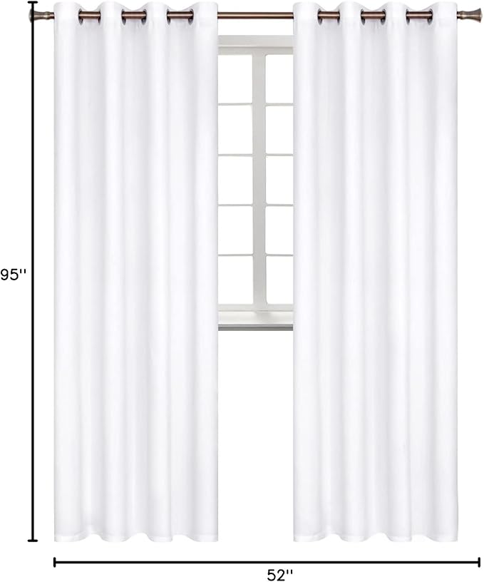 BGment Room Darkening Curtains 95 Inches Long - Image 9