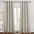 NICETOWN Natural Room Darkening Curtains by NICETOWN