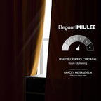MIULEE Velvet Curtains 108 inches Long 2 Panels - Image 5