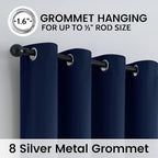 SimpleHome 100% Blackout Curtains - Image 6