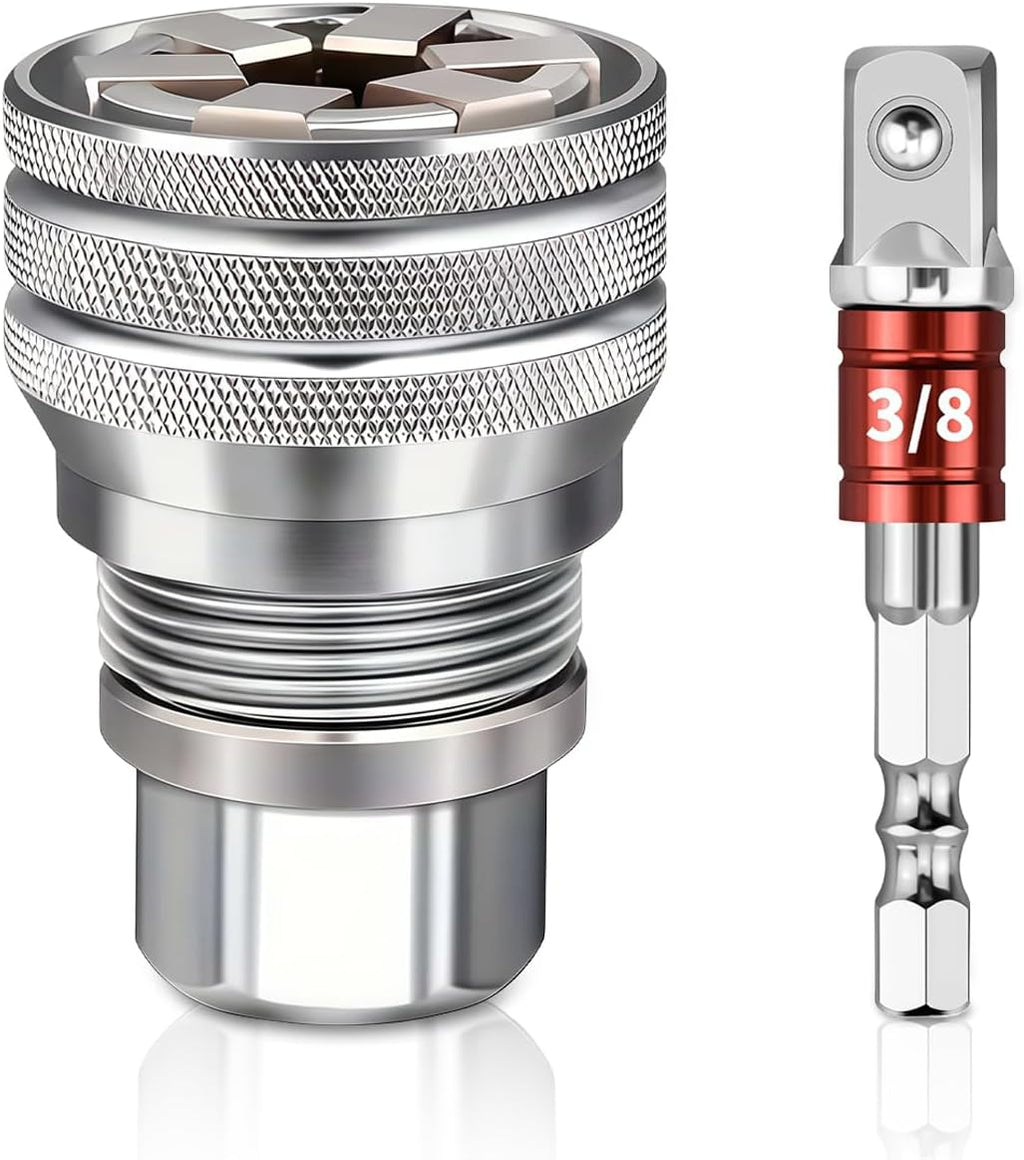 Joyzan Multi-function Universal Socket Wrench Tool, 3/8" Drive Ratchet