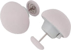 Bed Sheet Fasteners, Duvet Cover Clips Plastic Mushroom Head Design Easy to Use Cotton Surface 16 Pack for Firm Mattresses (Gray)