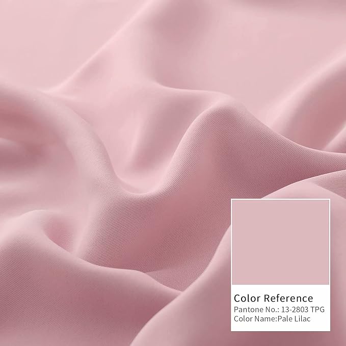 BGment Baby Pink Curtains for Girls Room - Image 8