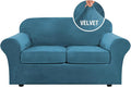 H.VERSAILTEX Real Velvet Plush 3 Piece Stretch Sofa Covers Couch Covers by HVERSAILTEX