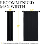 NICETOWN Bathroom Blackout Curtains and Drapes - Image 7
