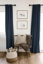 100% Blackout Shield Linen Blackout Curtains - Image 6