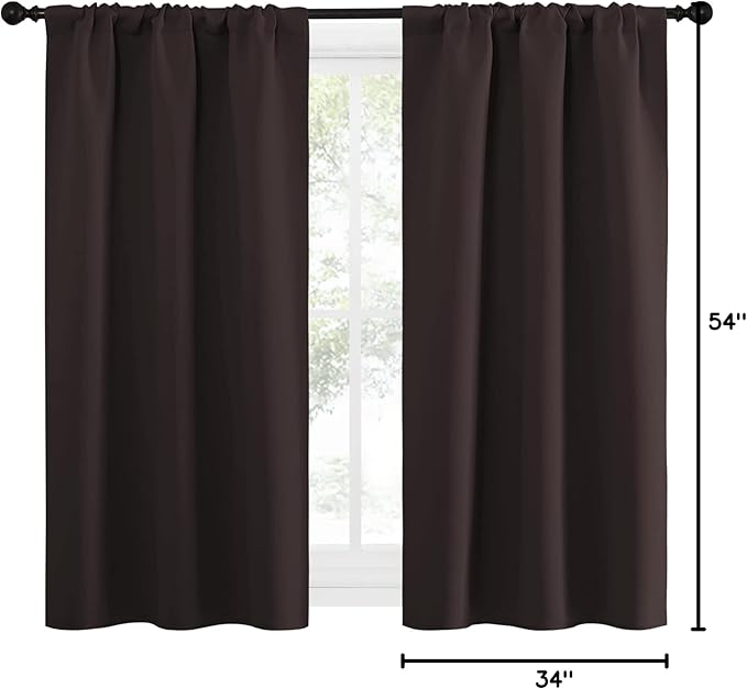 NICETOWN Kitchen Curtains Thermal Insulated Curtains & Drapes, Small Window - Image 10