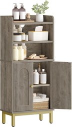 Hzuaneri Bathroom Storage Cabinet, Small Floor Cabinet with 2 Door