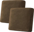 H.VERSAILTEX Velvet Stretch Couch Cushion Cover Plush Cushion Slipcover by HVERSAILTEX