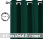 Yakamok Light Blocking Blackout Curtains， Thermal Insulated Room Darkening - Image 4