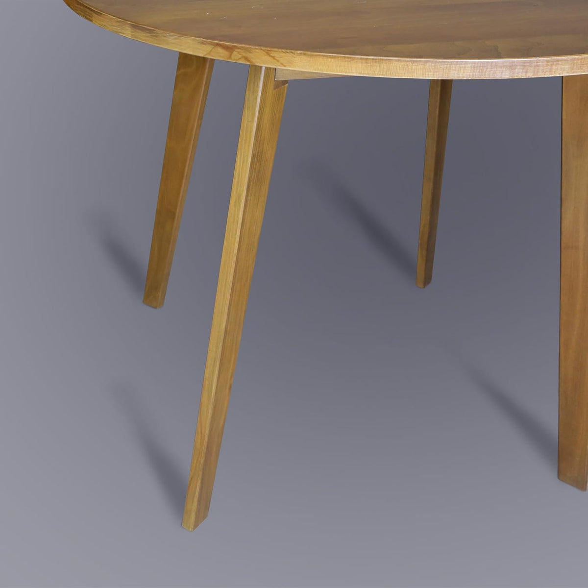 American Trails Genuine 100% Hardwood Round Dining Table - Hand-Wiped Harvest Gold