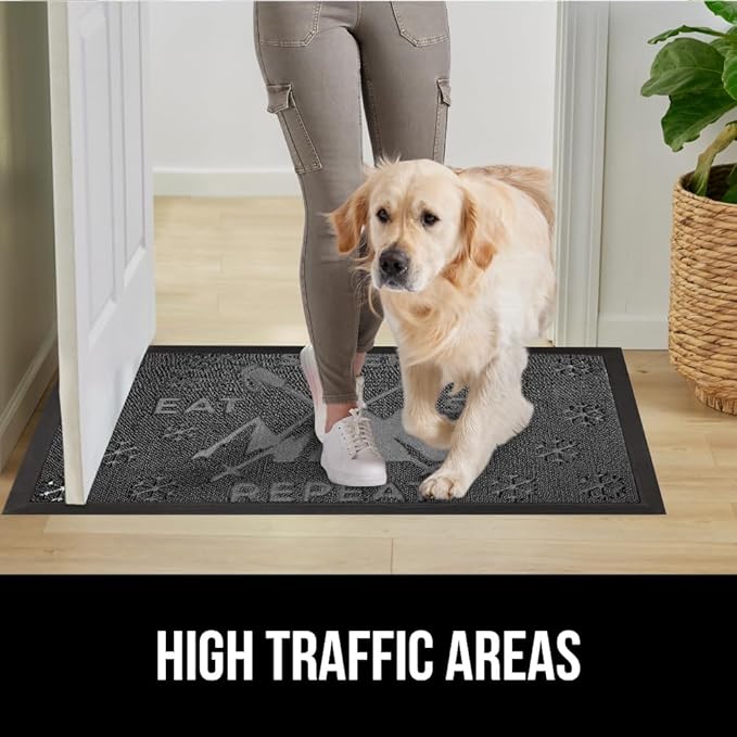 GORILLA GRIP 100% Waterproof All-Season WeatherMAX Doormat 35x23, US Designed - Image 6