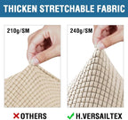 H.VERSAILTEX 4 Piece Stretch Couch Covers - Image 5