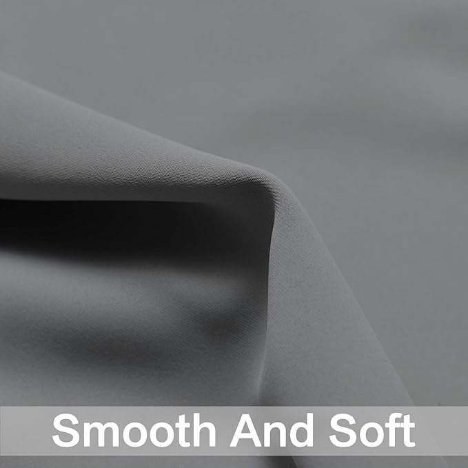 Yakamok Blackout Curtains Room Darkening Thermal Insulated Grommet top Window - Image 4