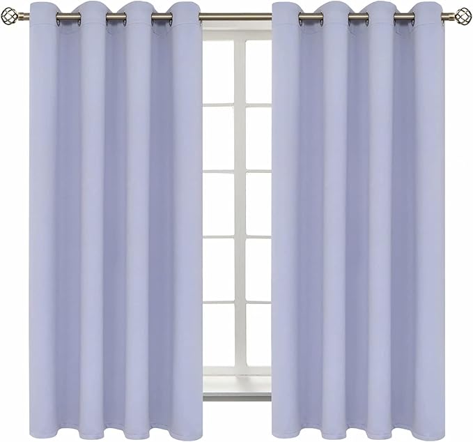BGment Room Darkening Curtains 63 Inches Long by BGment