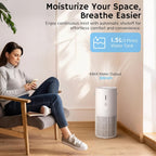 AIRTHEREAL 2-in-1 Air Purifier & Humidifier for Large Room Up to 1200 ft²