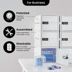 Lockabox One™ 10L Lockable Storage Box and Lock Box with Code (Opal White)