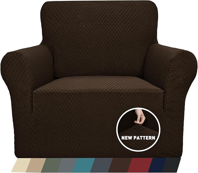 ZNSAYOTX 1 Piece Jacquard Chair Slipcovers by ZNSAYOTX