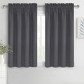 DWCN Bedroom Curtains Blackout Drapery Panels 54 Inch Length 2 Panels Set by DWCN