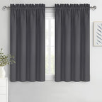 DWCN Kitchen Blackout Short Curtains by DWCN