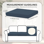 8Pcs Stretch Patio Cushion Covers, Outdoor Couch Covers Replacement, Outdoor - Image 2