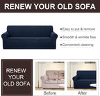 U-NICE HOME Loveseat Cover Stretch Couch Cover Sofa Cover Sofa Slipcover - Image 5