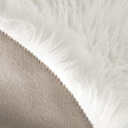 MIULEE Luxury Super Soft Fluffy Area Rug Faux Fur Plush Large Sheepskin Rug - Image 3