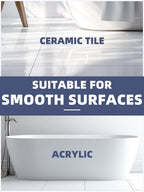 Secopad Round Non Slip Bathtub Stickers with Scraper, 36PCS, Clear