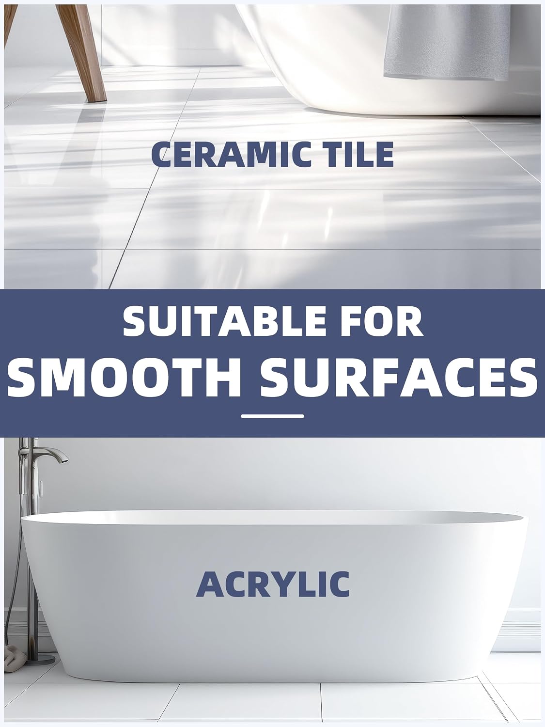 Secopad Round Non Slip Bathtub Stickers with Scraper, 36PCS, Clear
