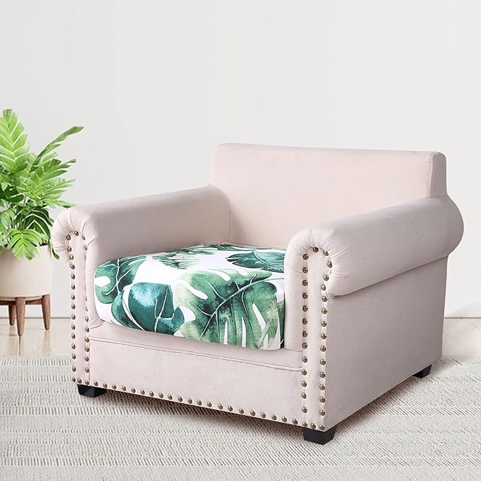 hyha Printed Couch Cushion Covers, Floral Sofa Covers Washable - Image 2