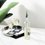 Restaurantware Wine Chilling Rod - 12.64 Inches Stainless Steel Wine Pour Spout With Chiller - Leak-Resistant Wine Accessory - Durable Silver Wine Cooler Stick