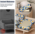 8Pcs Stretch Patio Cushion Covers, Outdoor Couch & Sofa Replacement Slipcovers - Image 5