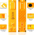 Picture Hanging Kit, Include Picture Hanging Tool with Level/ Picture Hanging Hareware/ Small Hammer, for Easy Hang and Level, Wall Hanging Kit Assorted with Sawtooth/ Wire Hanger