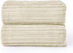 BEDELITE Fleece Blanket King Size – 3D Ribbed Jacquard Soft and Warm Decorative - Image 7