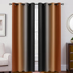 SimpleHome Ombre Room Darkening Curtains 84 inches Length - Image 2