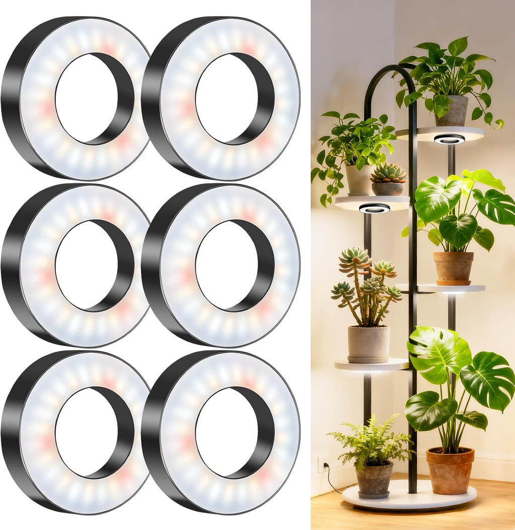 3.5" Grow Lights for Indoor Plants,Full Spectrum Plant Light 5V/3A