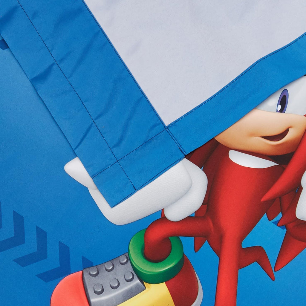 Sonic The Hedgehog Kids Room Window Curtain Panels Drapes Set, 82 In x 63 In, (Official) Sega Product By Franco, Prints May Vary