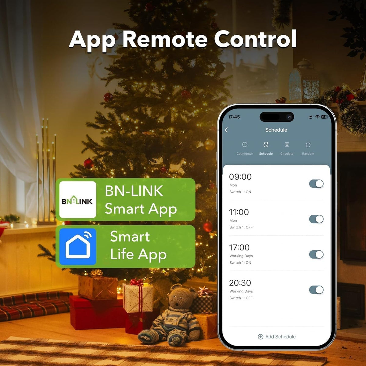 BN-LINK WiFi Heavy Duty Smart Plug Outlet, Work with Smart Life, 2.4G Only