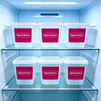 Dry Food Storage Containers, 2.7L /95 oz Plastic Food Storage Containers for Kitchen and Pantry Organization for Cereal, Berries, Baking Supplies,Flour and Sugar,BPA Free,Reusable Container