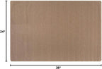 Luul Home Non Slip Beige Solid Rubber Back Thin Door Mat for Entryway 2x3 for Kitchen, Rug for Bathroom, Stain Resistant Easy Cleaning Non Shedding Carpet Beige 2 x 3
