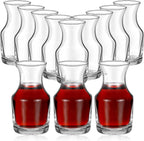 Remagr 12 Pack Wine Carafes Glass Small Single Serving Decanter,6.5 oz